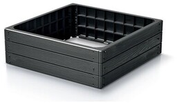 PROSPERPLAST Rabata ogrodowa Base Wood IBWS-S433 Antracytowy