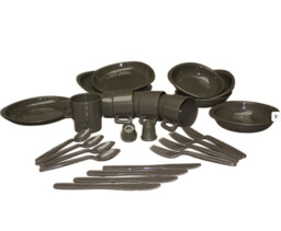 Zestaw naczyń turystycznych Mil-Tec 26 szt., Olive (14687000)