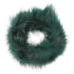 Sca''Viola Zielony Damski Opasko-Komin Z Naturalnego Futra Lisa