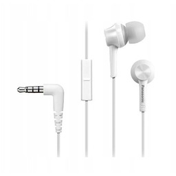 Słuchawki Panasonic RP-TCM115E douszne białe 9mm