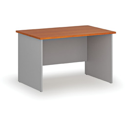 Biurko PRIMO GRAY, 120x80 cm, szary/czereśnia