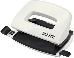 Dziurkacz Mini LEITZ WOW metalowy perłowy biały /50601001/