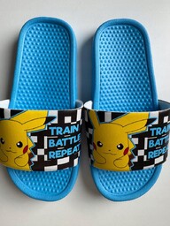 POKEMON PIKACHU MODNE KLAPKI DLA DZIECKA CHŁOPCA BASEN