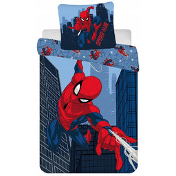 Pościel Dziecięca Młodzieżowa Spiderman 160x200cm Spider-man Pająk Marvel