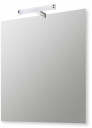 Lustro Wazen z kinkietem LED 53 x 63