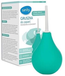 SANITY Gruszka do zaparć (z kanką nr 9)