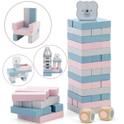 Viga Toys Viga Polarb Drewniana Gra Wieża Układanka