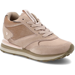 Beżowe Sneakersy Gioseppo Modne Obuwie Damskie Na Koturnie