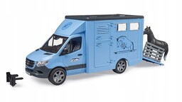 Bruder Transporter do przewozu koni z figurką 02674