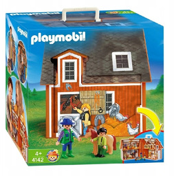 Playmobil 4142 Moje przenośne gospodarstwo rolne Stajnia Mała