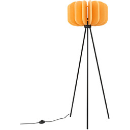 Lumes Żółta filcowa lampa podłogowa trójnóg A1-E84