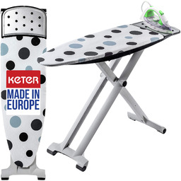 Deska do prasowania Keter Lotus 143x40 cm srebrna