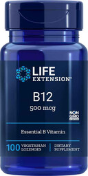 Witamina B12 Metylokobalamina 500 mcg EU, 100 tabl.