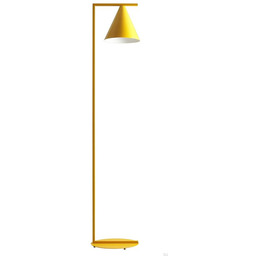 Lampa stojąca Form Metalowa Musztardowa