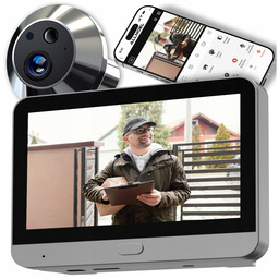 Wizjer Kamera Judasz Full Hd Wifi Tuya Wideodomofon