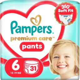 Pampers Premium Care Pants 6 (13-19 kg), pieluchomajtki,