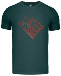 Koszulka męska T-shirt z modalu Alpinus Skilbrum zielony