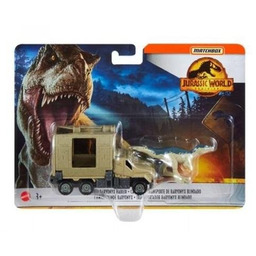 Matchbox Jurassic World Transporter z Baryonyxem