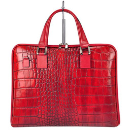 Camilla Skórzana duża teczka torba na dokumenty laptopa