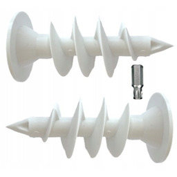 Kołek Ślimak Kołki Ślimaki Do Styropianu 50MM Wzmocniony