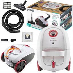 Odkurzacz workowy Gorenje VCE21SFWR 850W mały poręczny mocny