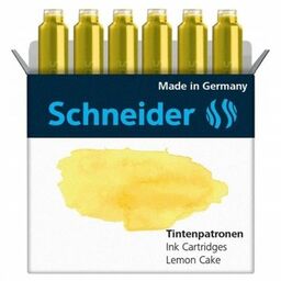 Naboje do piór SCHNEIDER żółte 6szt. /SR166125/