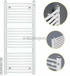 Grzejnik łazienkowy Instal Projekt Omega R 500x915 OMER-50/90
