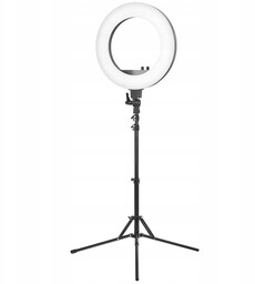 Lampa pierścieniowa Ring light 18" 48W led czarna