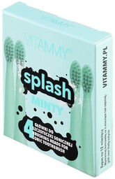 Vitammy końcówki do szczoteczki SPLASH MINTY 4szt.