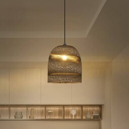 LEDVANCE Lampa wisząca Ball Bell, możliwość ściemniania, brązowy