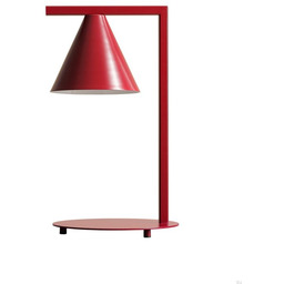 Lampka biurkowa Form Metalowa Bordowa