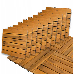 Panel tarasowy akacja 30x30 cm 0,9mkw 6 paneli