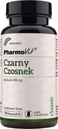 PharmoVit Czarny czosnek, 90 kapsułek