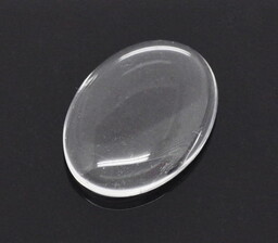 [02618h5] Kaboszon szklany owalny 18*25mm 50 sztuk