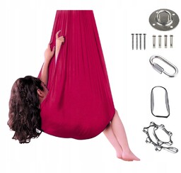 Hamak Sensoryczny Dzieci Huśtawka Terapeutyczna Akrobatyczna Chusta Premium