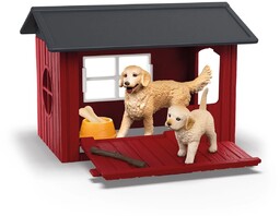 Schleich 42722 Buda dla psa z golden retrieverem