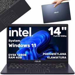 Laptop 14 Cali Asus Vivobook Go Intel N