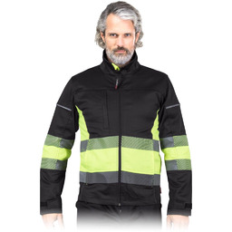 BAX-J - Elastyczna bluza ochronna, stójka, zapięcie suwak,