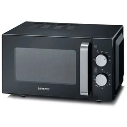 Severin MW7761 kuchenka mikrofalowa 20L 800W czarna dno
