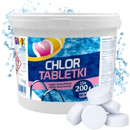 Chlor Tabletki Long Gamix 3kg 200g