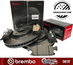 Przednie klocki + tarcze hamulcowe brembo 316mm Ford