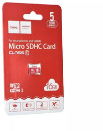 HOCO Karta Pamięci microSD 16GB Class 10 Szybki