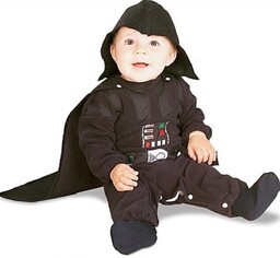 Strój Darth Vader (kaptur z peleryną, kombinezon) 6-12