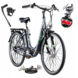 Rower Elektryczny Damski Miejski 26 Shimano Nexus Aluminium