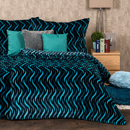 4Home Pościel Wave mikroflanela, 140 x 200 cm,