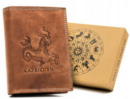 Męski portfel ze wzorem znaków zodiaku Always Wild