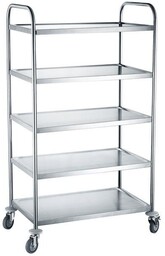 WÓZEK 5-PÓŁKOWY 905x585x(H)1545 mm HENDI 810125