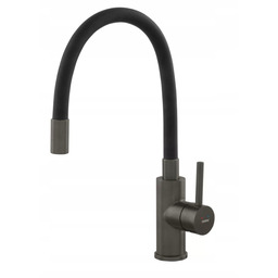 Ferro Bateria kuchenna Zumba Inox,gun Metal elastyczna wylewka,