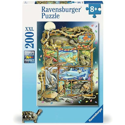 Kinderpuzzle 200 XXL Teile - Reptilien im Regal