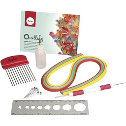 Rayher 67037000 Zestaw do quillingu dla początkujących,